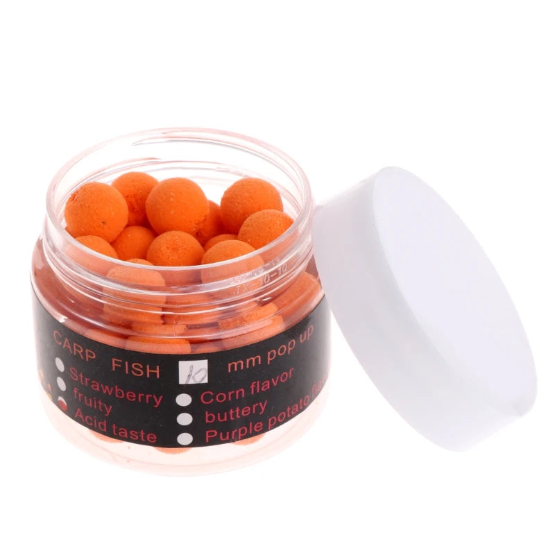 1 Box Carp Floating Fishing Lure Artificial Baits Beads Up Flavor Smell Bal