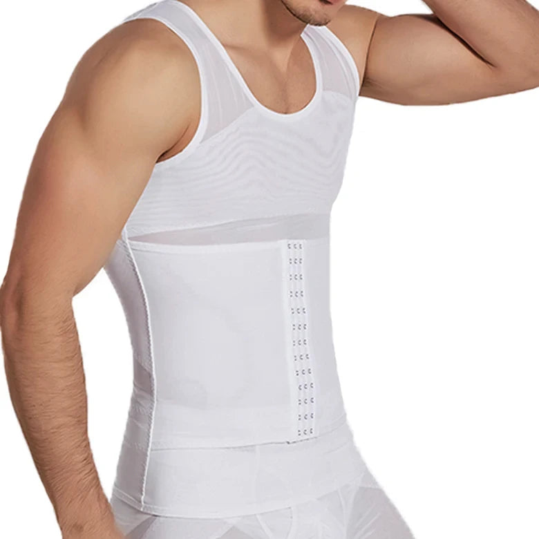 Men Compression Clothing Bodybuilding Mesh Vest Gym Fitness Sweatshirt Male Tracksuit Homme Athletic Tops Workout Tank Tops