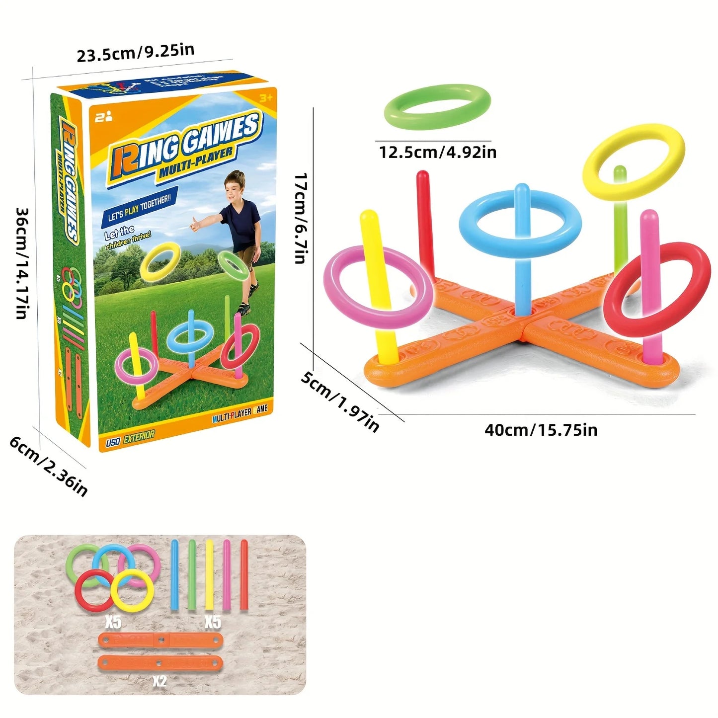 Throwing Ring Toys Interactive Ring Throwing Early Education Games,Sports And Fitness Fun Stacking Ring Games