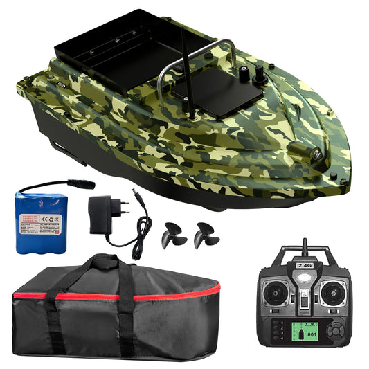GPS Fishing Bait Boat with Large Bait Container Automatic Bait Boat with 400-500M Remote Range