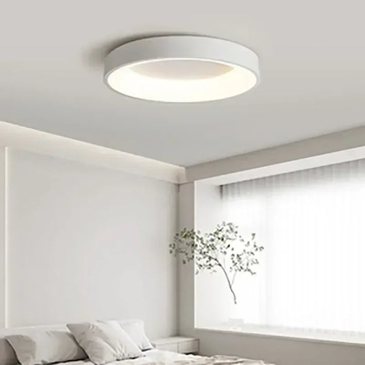 LED Modern Round Ceiling Lights 30/40/50/60 White Gray Home Decor Lamps For Bedroom Living Room Study Dining Rooms Light Lusters