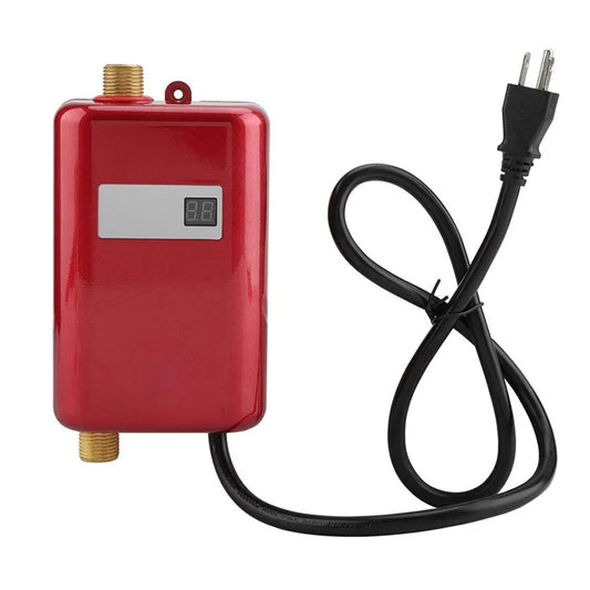 3800W Electric Water Heater, Mini Instantaneous Type, for Cleaning Kitchen, Bathroom, Hot Shower, Fast Heating