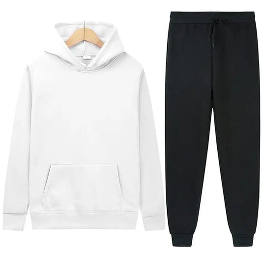 Men's Hooded Sweatshirts and Men Pants Casual Men's Tracksuit Sportswear Autumn Winter Men Suit Men's Clothing Leisure Sets Male