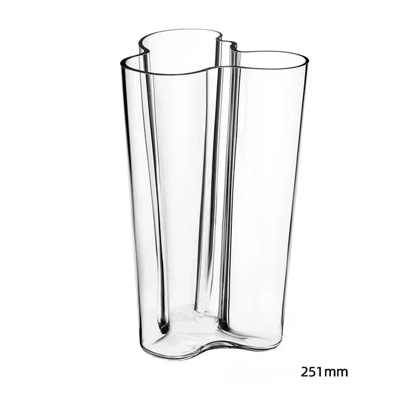 Handmade Blown Glass Vases In Lakes, Simple and Creative Dining Table, Living Room, Decorative Flower Ware