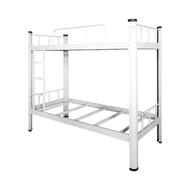 Factory design Metal Frame bed Dormitory Beds double deck bed