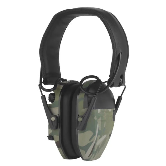 Shooting Training Headset Hunting Ear Protection Earmuffs  Headphone with Noise Reduction Knob Adjustment for Hunting Airsoft