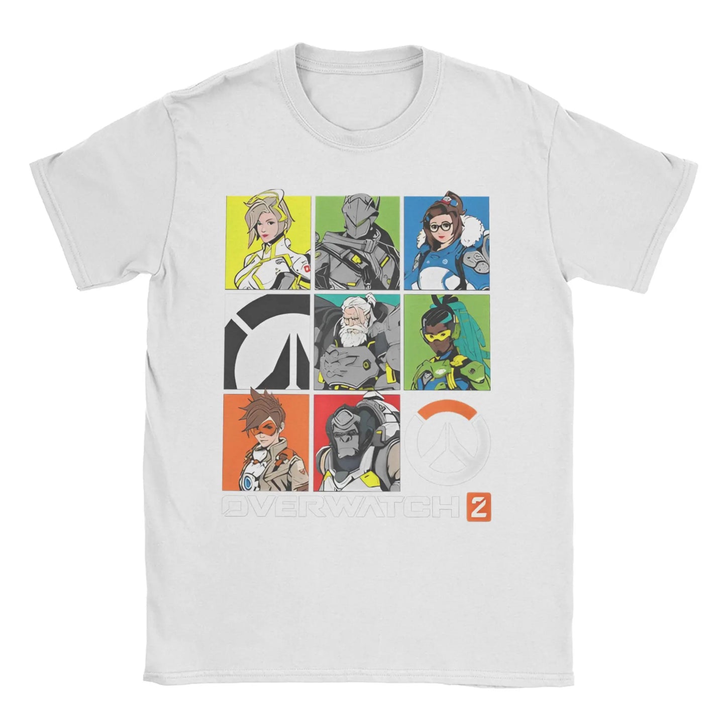 Men's Overwatchs Games   T Shirts  Pure Cotton Clothing Casual Short Sleeve O Neck Tees Printed T-Shirts