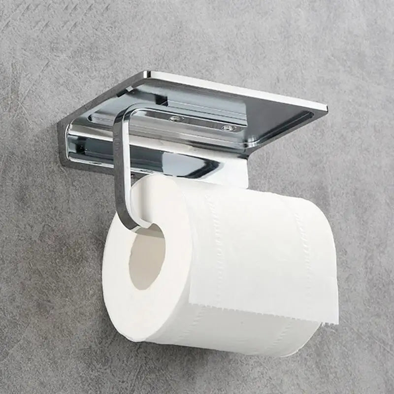 Bathroom Toilet Paper Holder High Quality Solid Brass Luxury Bright Chrome Paper Towel Dispenser Wall Mounted Toilet Accessories