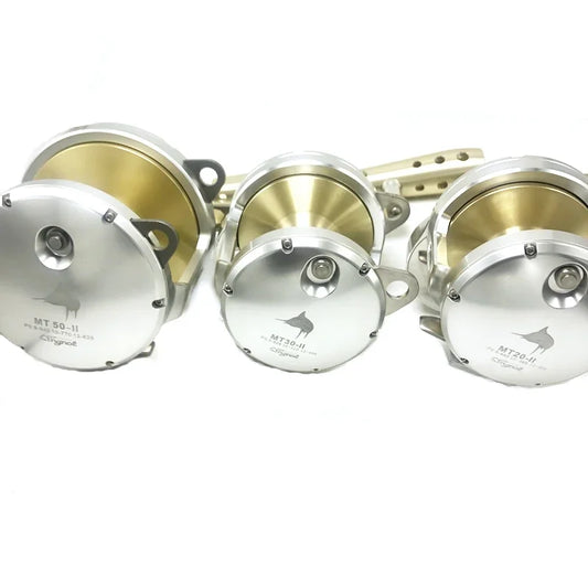Metal Sea Fishing Reels, All for Goods, Low Speed Bait, Big Fish Equipment, Windlass, Max Drag  30 Kg , Saltwater Heavy Reel