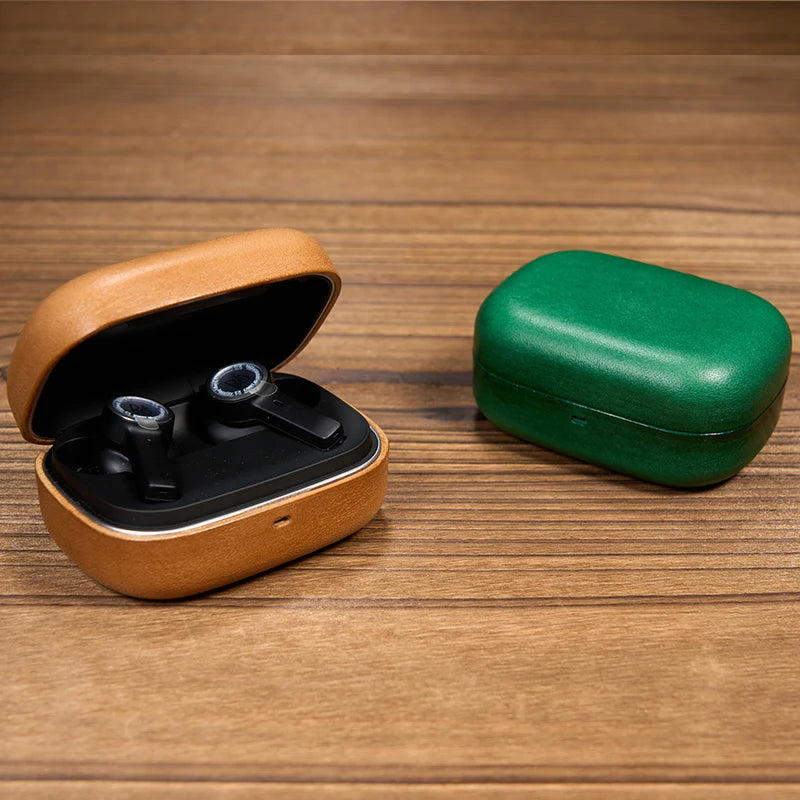 Genuine Leather For B&O Beoplay Eleven Case Leather Luxury Custom Made Handmade Cover Bluetooth Earphone Cases