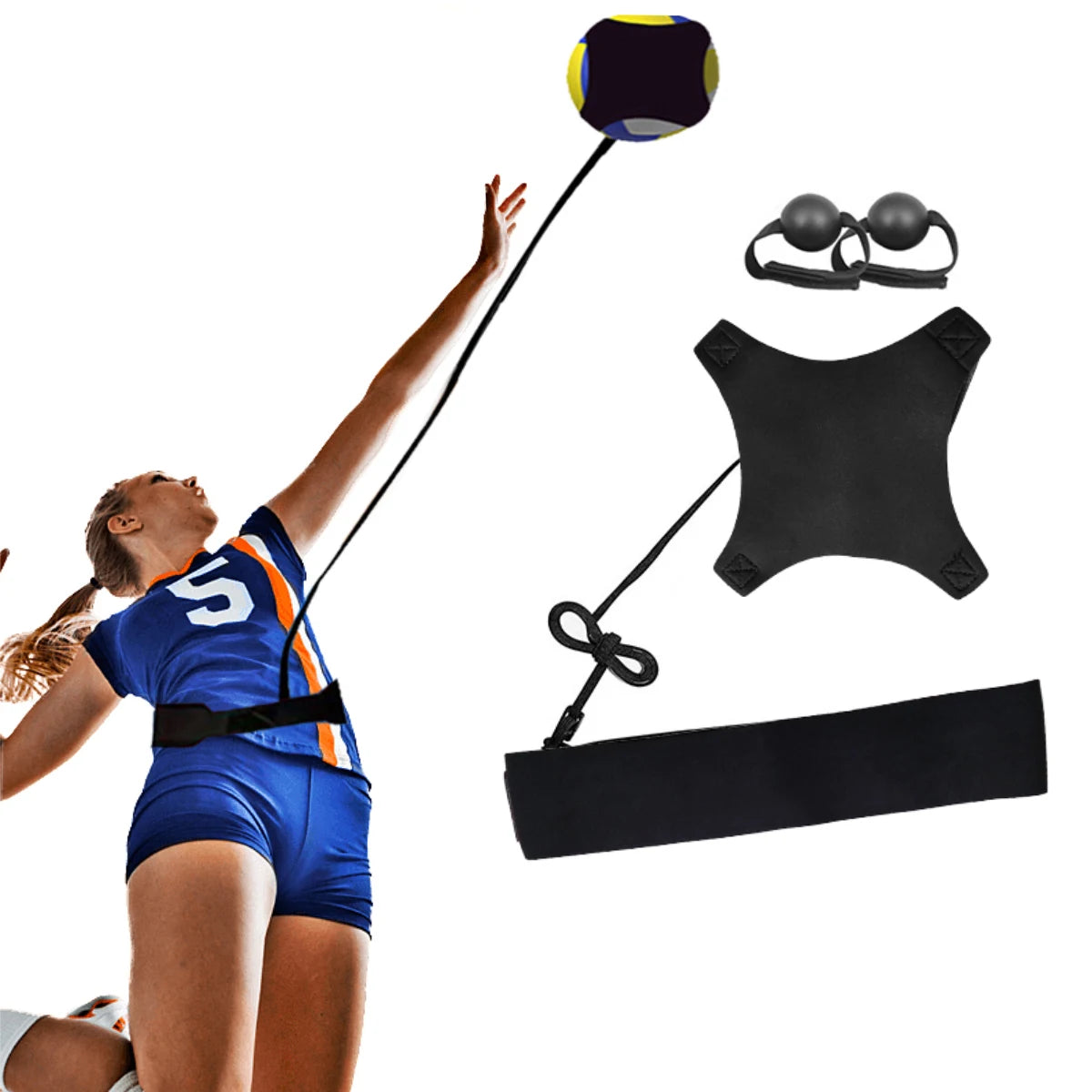 One packaging of volleyball trainer  with elastic cord 1 pair of orthotics