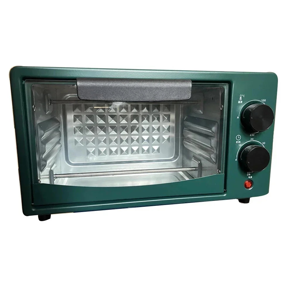220V 600W 12L Household Electric Oven Mini Multi-function Bread Egg Tart Baking Machine Intelligent Timing Breakfast Machine