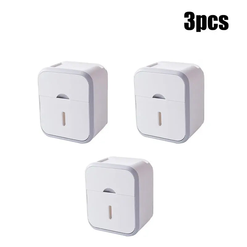 Bathroom shower rack storage rack tissue box wall mounted waterproof toilet paper storage box