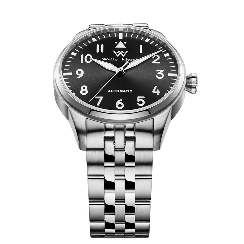 WM Watch Dive Watch Automatic Mechanical Watches 200M Water Resistant Man Men Diving Diver Watch Pilot Series Welly Merck WM165