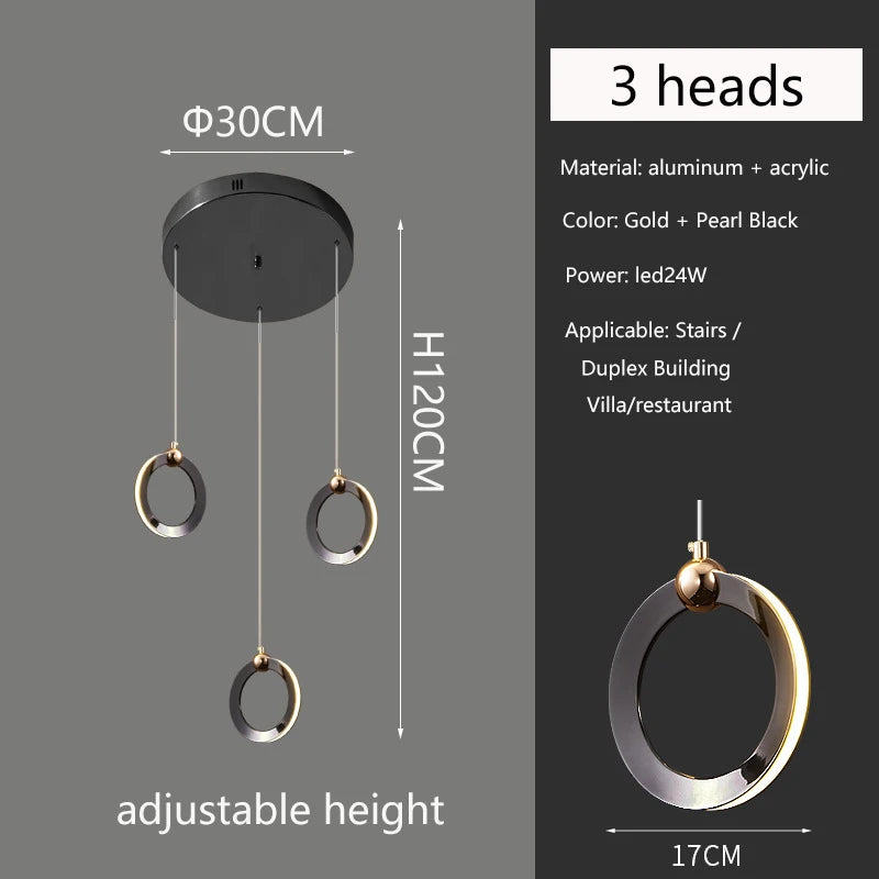 Modern luxury chandelier.  Creative design.  Suitable for villas, duplexes, hotels, restaurants.  Home lighting