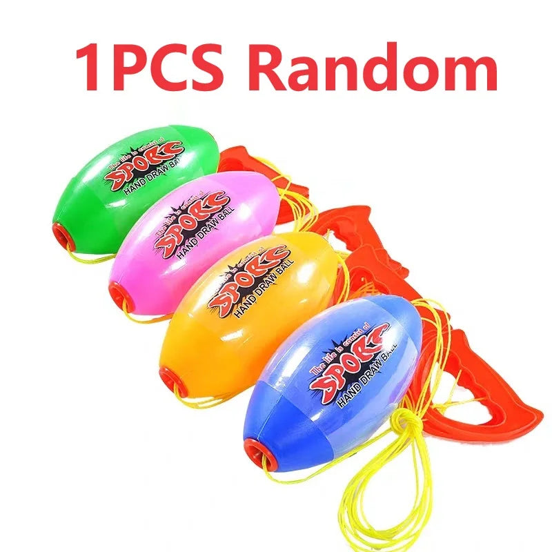 Children Outdoor Interactive Pulling Elastic Speed Balls Fun Collision Sensory Training Sport Games Toy For Kids Adults Gift