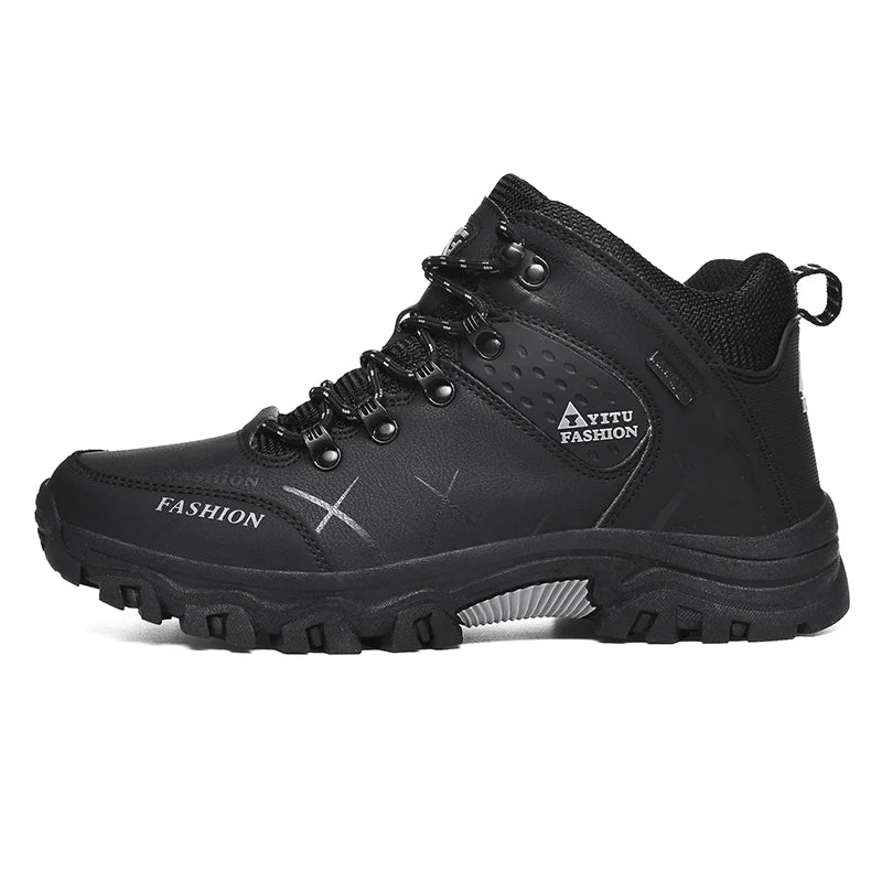 Men's Hiking Shoes Waterproof Wear-resistant Sports Camping Climbing Shoes Outdoor Trekking Tourism Shoe Fishing Hunting Boots