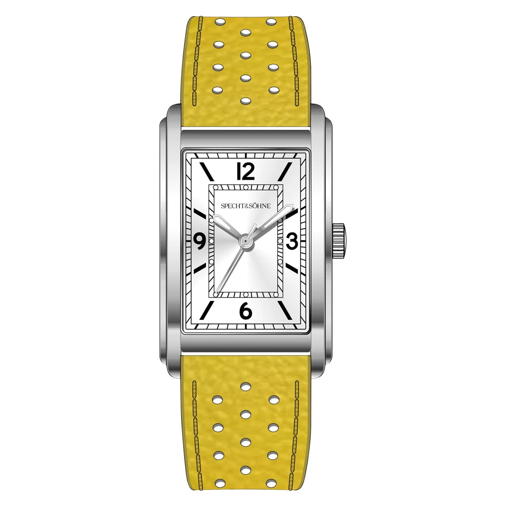 2025 New Fashion Specht & Söhne Square Watch Women's Watches Ultrathin VH31 Movt Casual Men Watch Grey Color Reloj Hombre 28MM