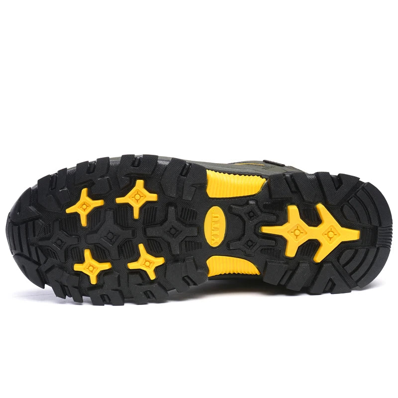 Men's Hiking Shoes Waterproof Wear-resistant Sports Camping Climbing Shoes Outdoor Trekking Tourism Shoe Fishing Hunting Boots