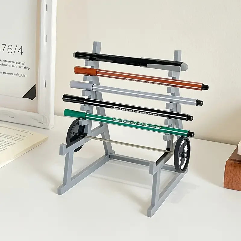 Creative Barbell Pen Holder Fitness Themed Fitness Pen Holder Perfect Gift for Fitness Enthusiasts Weightlifters
