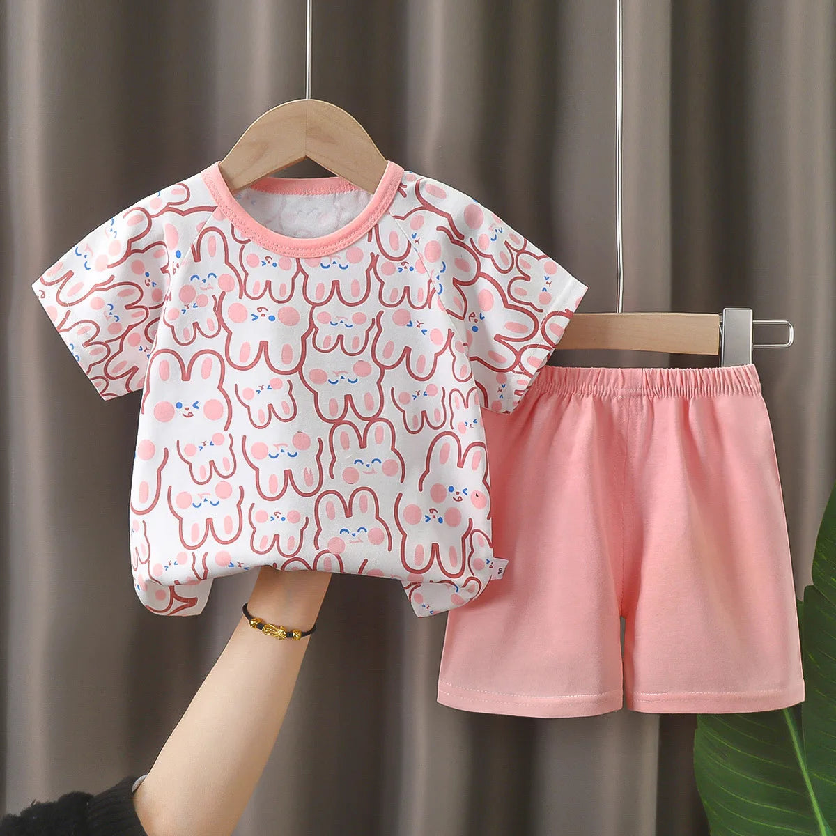 Cute Baby Girl Clothes Newborn Girl Infant Summer Children Clothing Suit Baby 0-3year Outfit Toddler Kids Pajamas