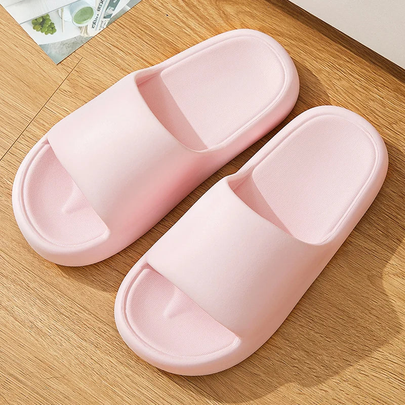 Lightweight Platform Slippers Women Super Soft Non Slip Beach Flip Flops Woman Comfort Couples Indoor Slides Shower Shoes