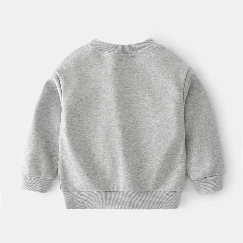 New Baby Boy Clothes Fall Kids Cotton Sweatshirt Messenger Bag Hoodies Pullovers Tee Bebe Boy Long Sleeve T Shirts Children Tops