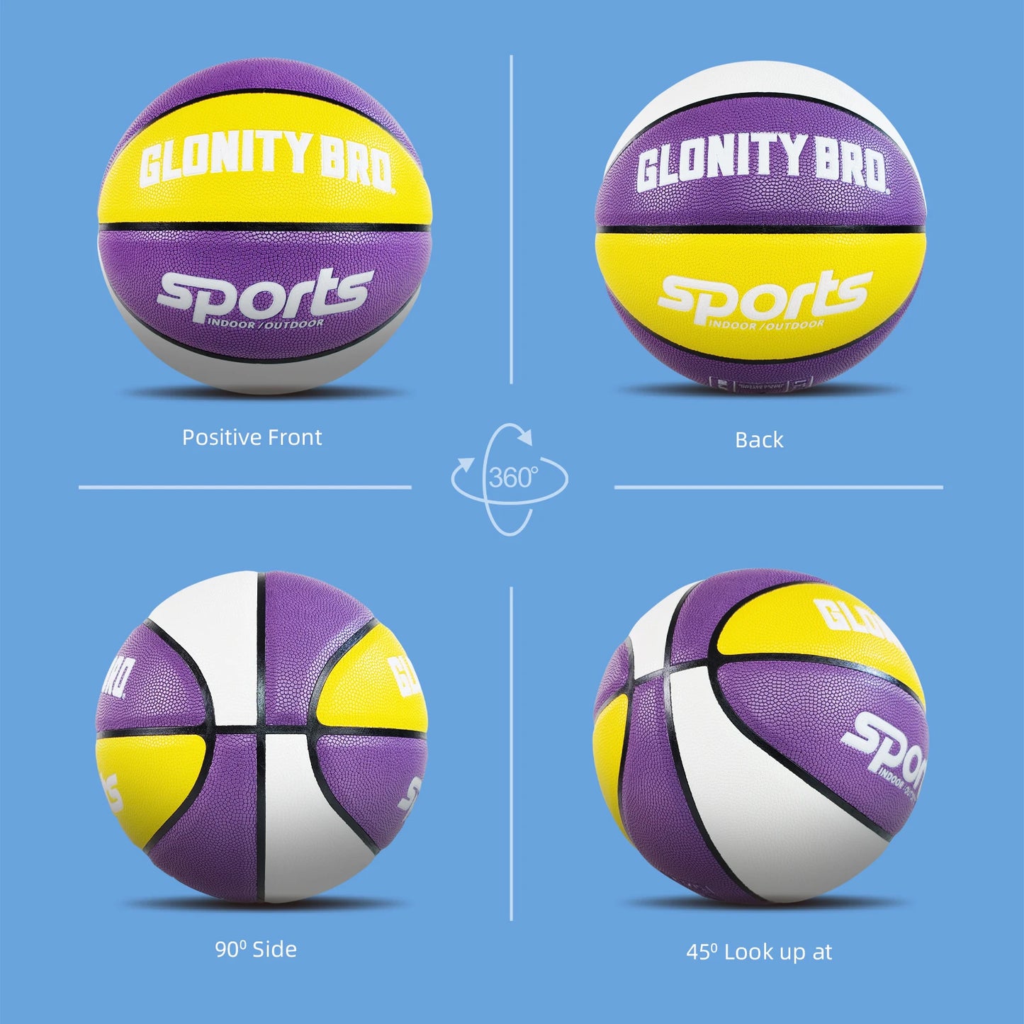 Basketball Size 5 6 7 Outdoor Indoor Training Match Game Team Balls Soft Touch For Youth Men Women Standard Basketballs Durable