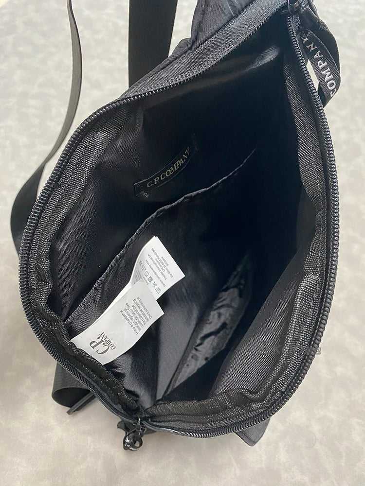 CP Minimalist Black Crossbody Bag - Sleek Design, Lightweight & Practical for Travel