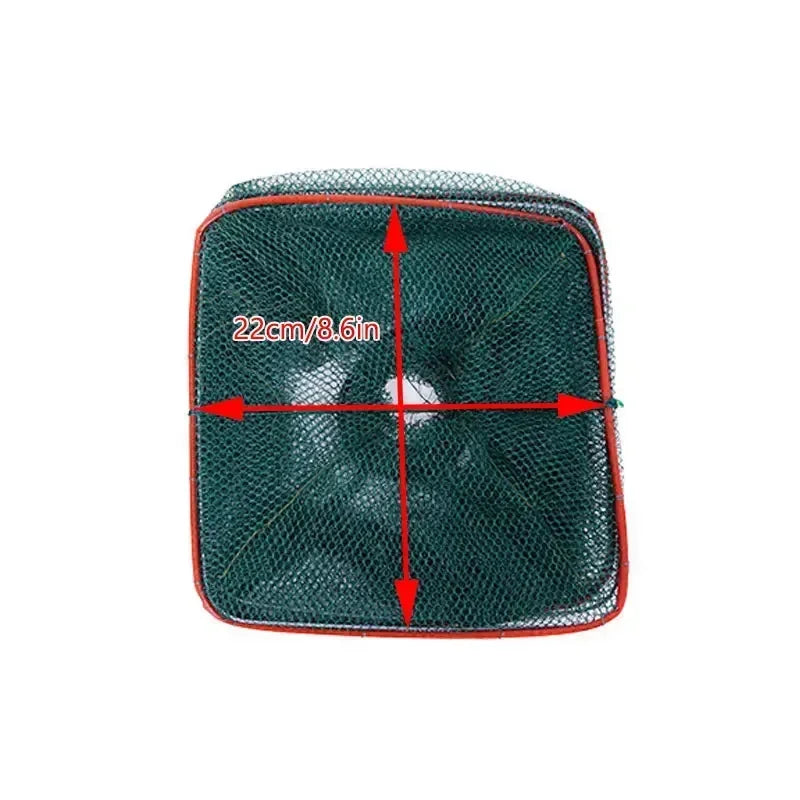1pc Foldable portable fish basket, a must-have for offshore fishing. Super sturdy fish basket with large capacity to prevent fis