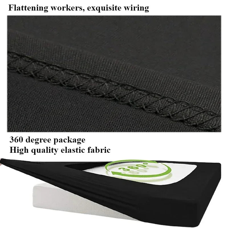 Box Spring Cover Around Bed Box -Mattress Protector Encasement Wrap 4 Sides Elastic Bed Box Set  for Twin/Full/Queen/King Bed 삿갓