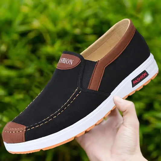 2025 Spring and Autumn Men Fashion Casual Shoes Trend Canvas Shoes Cover Feet Men Lightweight Soft free shipping shoes
