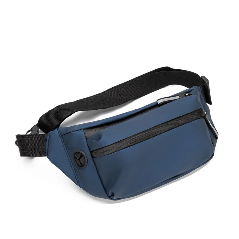Men Waterproof Belt Bag Fashion Chest Pack Male Waterproof Waist Bag Outdoor Sports Fanny Pack Men's Travel Shoulder Bags