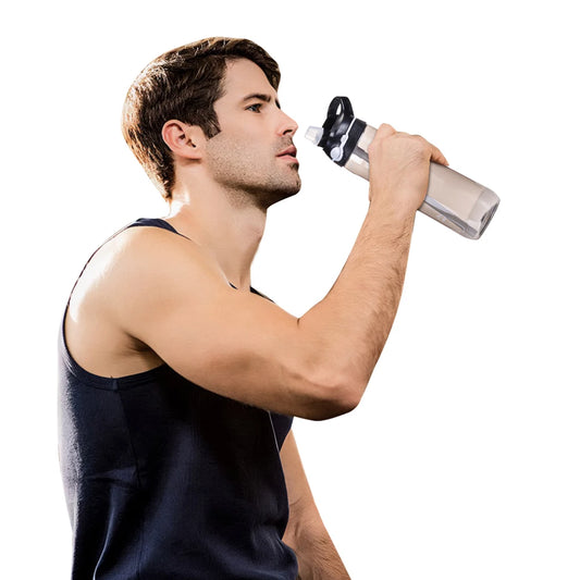 800ml Tritan Sports Water Bottle with Straw Portable Water Bottle Large Capacity Fitness Water Cup for Camping Hiking