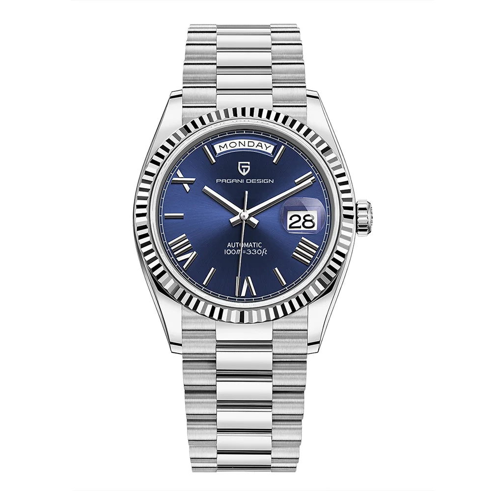 PAGANI DESIGN 2025 New DD36 automatic mechanical men watch Double calendar 36MM Watch For Men sapphire luxury waterproof Watches