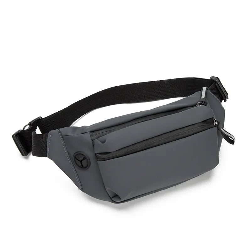 Men Waterproof Belt Bag Fashion Chest Pack Male Waterproof Waist Bag Outdoor Sports Fanny Pack Men's Travel Shoulder Bags
