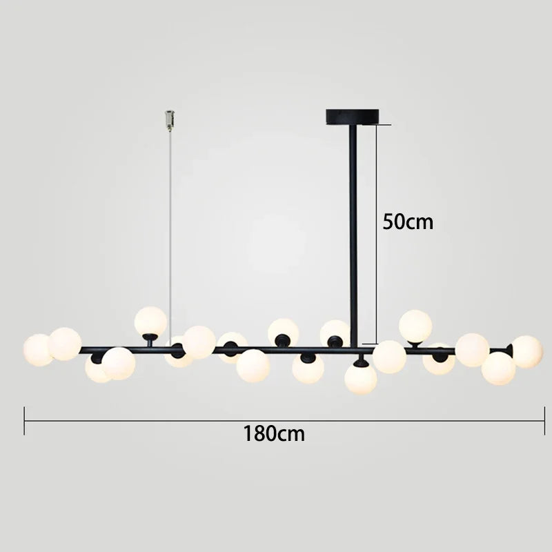 Modern Led Pendant Lights Home Decor Chandelier Lamps for Living Room Chandeliers for Dining Room Hanging Light Indoor Lighting