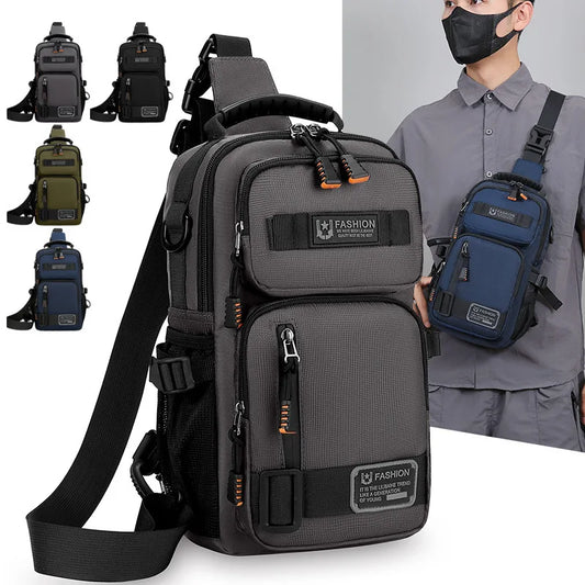 Fashion Men's Waist Packs Chest Bag High Quality Oxford Crossbody Bags For Men Fashion Casual Men Bag Handbag Male Chest Pack