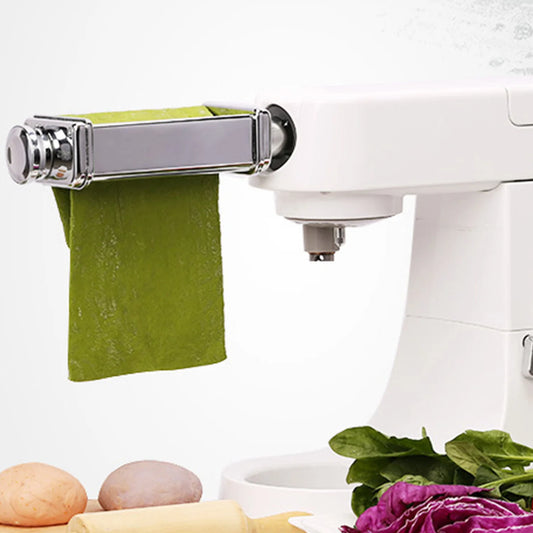 Pasta Maker For Kenwood Chef Stainless Pasta Spaghetti Fettucine Steel Roller Stand Mixer Noodle Press Attachment Kitchen Tools