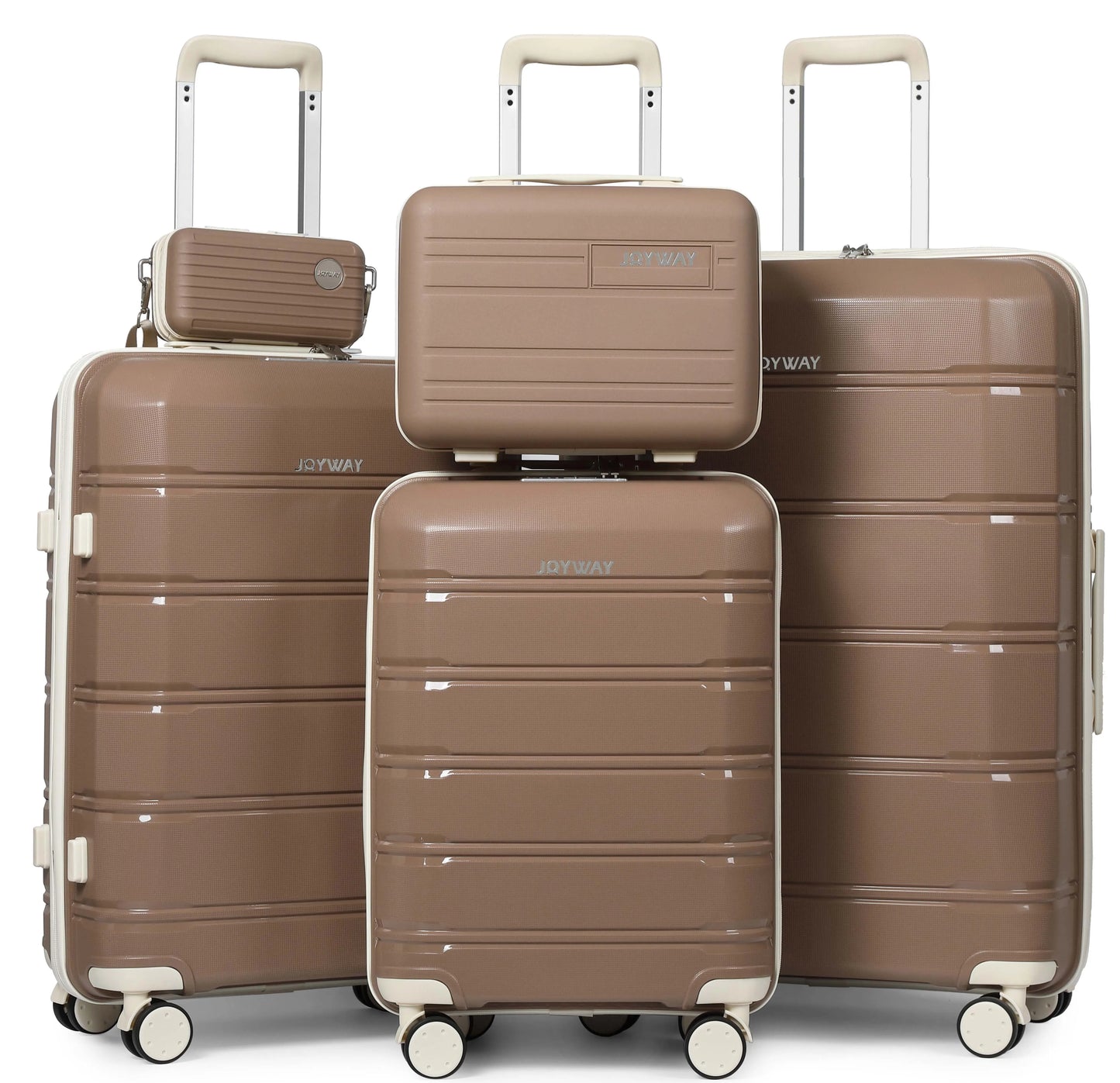 Joyway Travel Luggage Sets, Stylish Carry On Checked Suitcase Set,Sturdy Durable Scratch-resistant,TSA Lock,Spinner Wheels