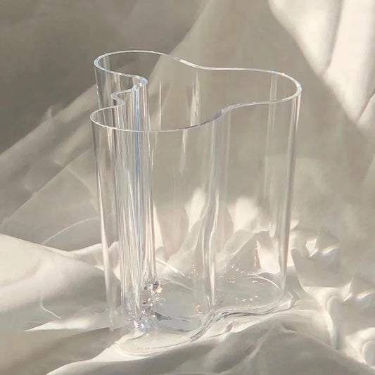 Handmade Blown Glass Vases In Lakes, Simple and Creative Dining Table, Living Room, Decorative Flower Ware