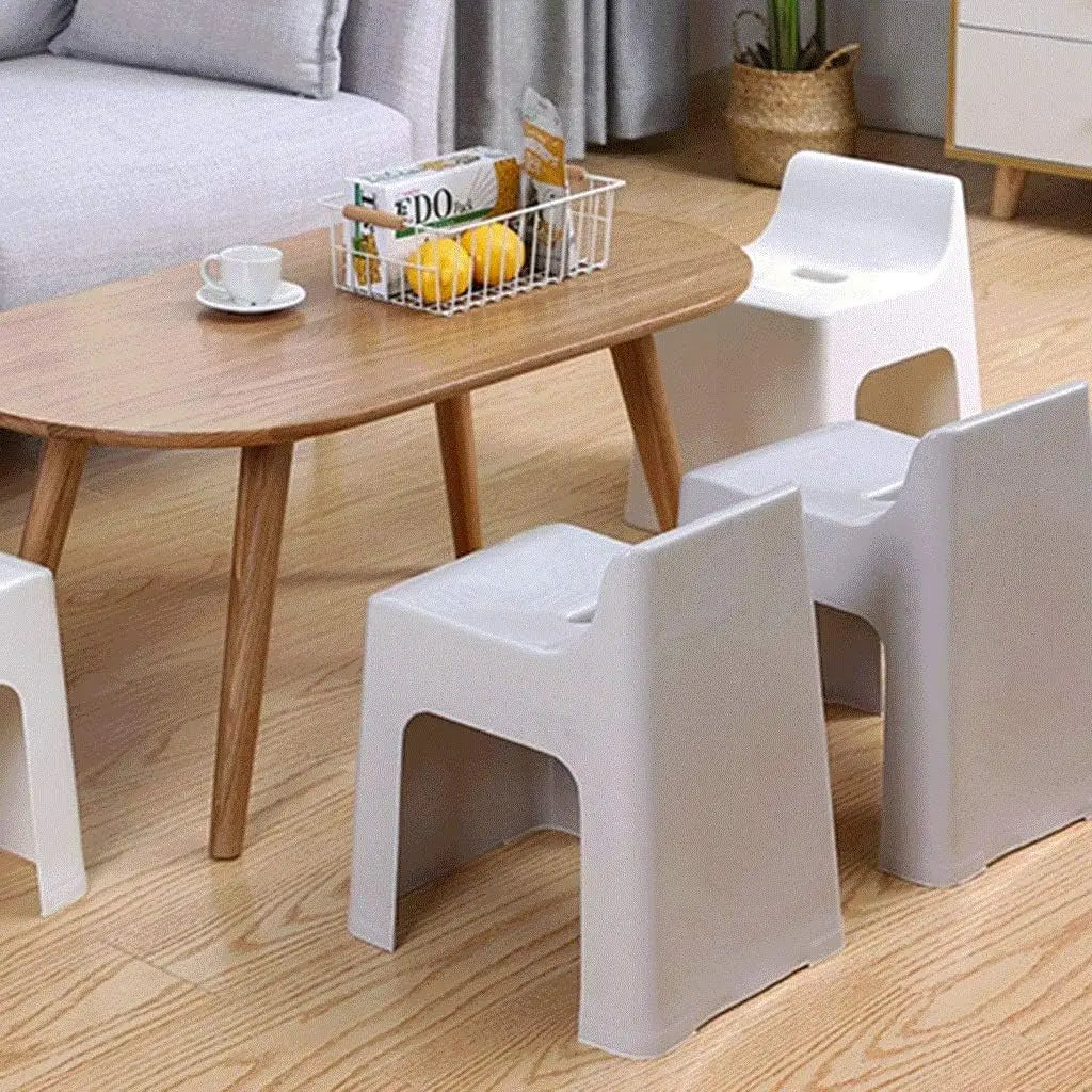 Bathroom Stool-Take It Along in Bedroom, Kitchen, Bathroom and Living Room Great For