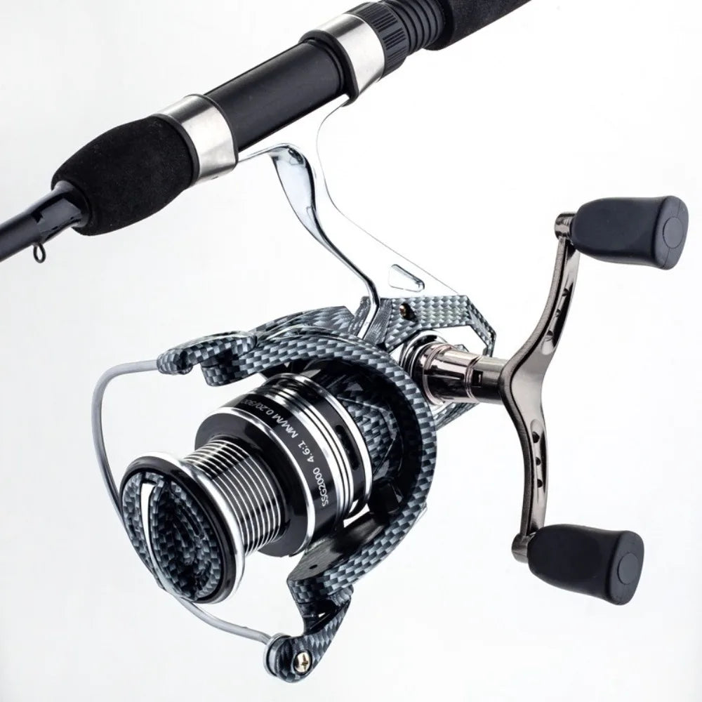 Double Reel Fishing Reel Handle Light Weight Sturdy Rocker Fishing Knob Grip Reusable Ergonomic Design Spinning Reel Replacement
