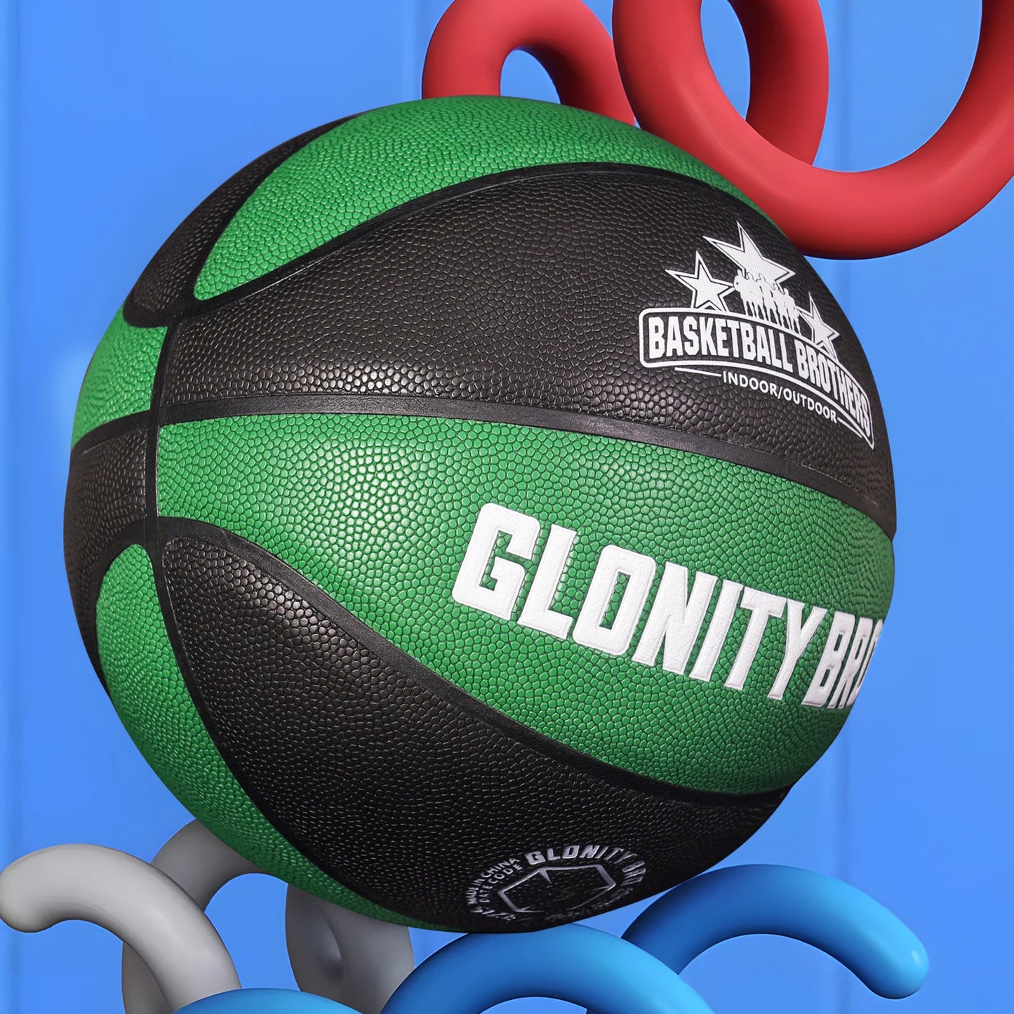 Size 6/7 Training Game Basketball Official Competition Standard Ball Women Men Outdoor Indoor High Quality Blue White Basketball