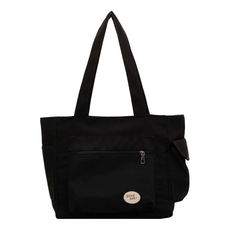 Women's bags fashion trends large capacity student bags Oxford canvas mom shopping bags armpit bags multifunctional bags