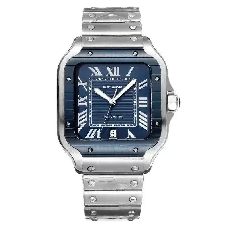 42mm Santos Collection Men's Noble Fashion Exquisite Watch Couple Type Stainless Steel Automatic Watch