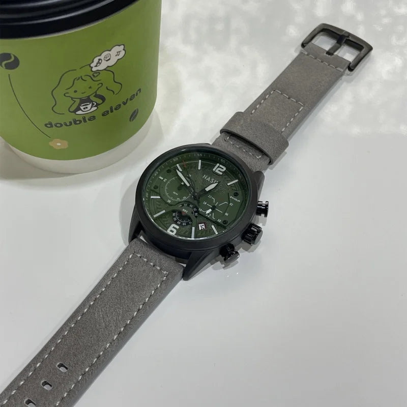 Men's Trendy Fashion Watch, New Concept for Male Students, High Beauty Male Models, Men's Brands, Large Dial, Temperament Men's