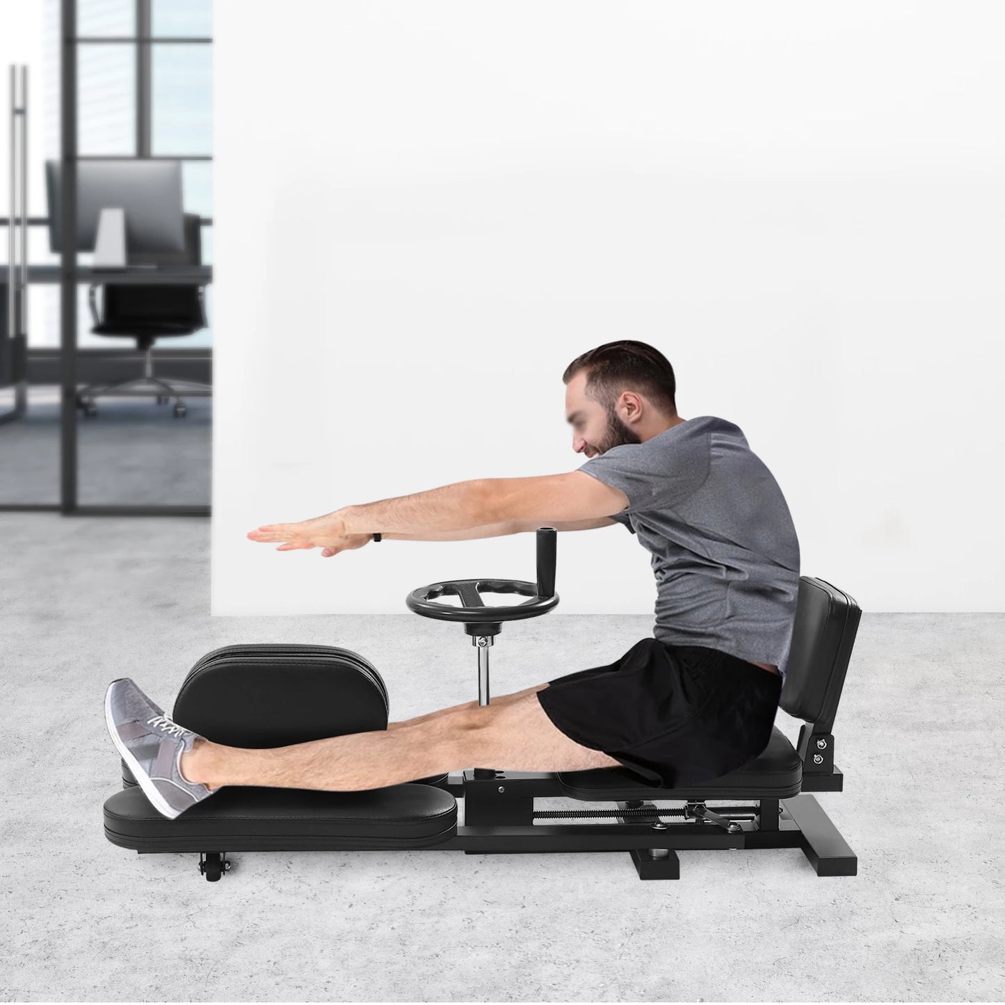 Leg Stretch Machine for Dancers, Heavy Duty Steel Frame Equipment Splits Machine for Home Gym Split Machine Training Fitness