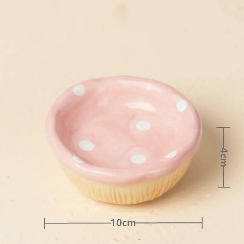 2023 Cute Ceramic Mushroom House Pet Items Hamster Cage Small Pet Bowl For Rabbit Ferret Rat Chinchilla Hedgehog Pet Products