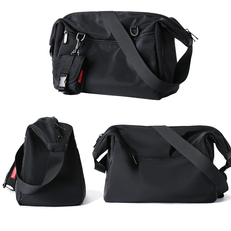 MOYYI Men Messenger Bags Casual Waterproof Crossbody Bag Hold 14 inch Laptop Shoulder Bag Unisex Travel Gym Bag